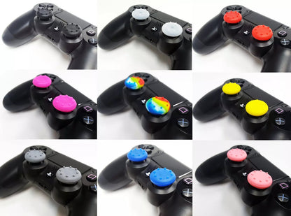 for PS5 Xbox One Series X|S PS4 - 2x Concave Silicone Thumbstick Grip Cap Covers