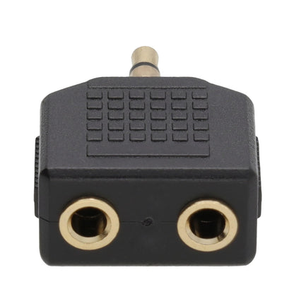 For Laptop | Phone - 3.5mm Headphone Y Splitter 1 M to 2 F Audio Adapter AUX