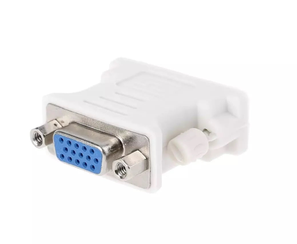 for PC Monitor - DVI-D (24+1) Male to VGA 15 Pin Female M/F Adapter Connector