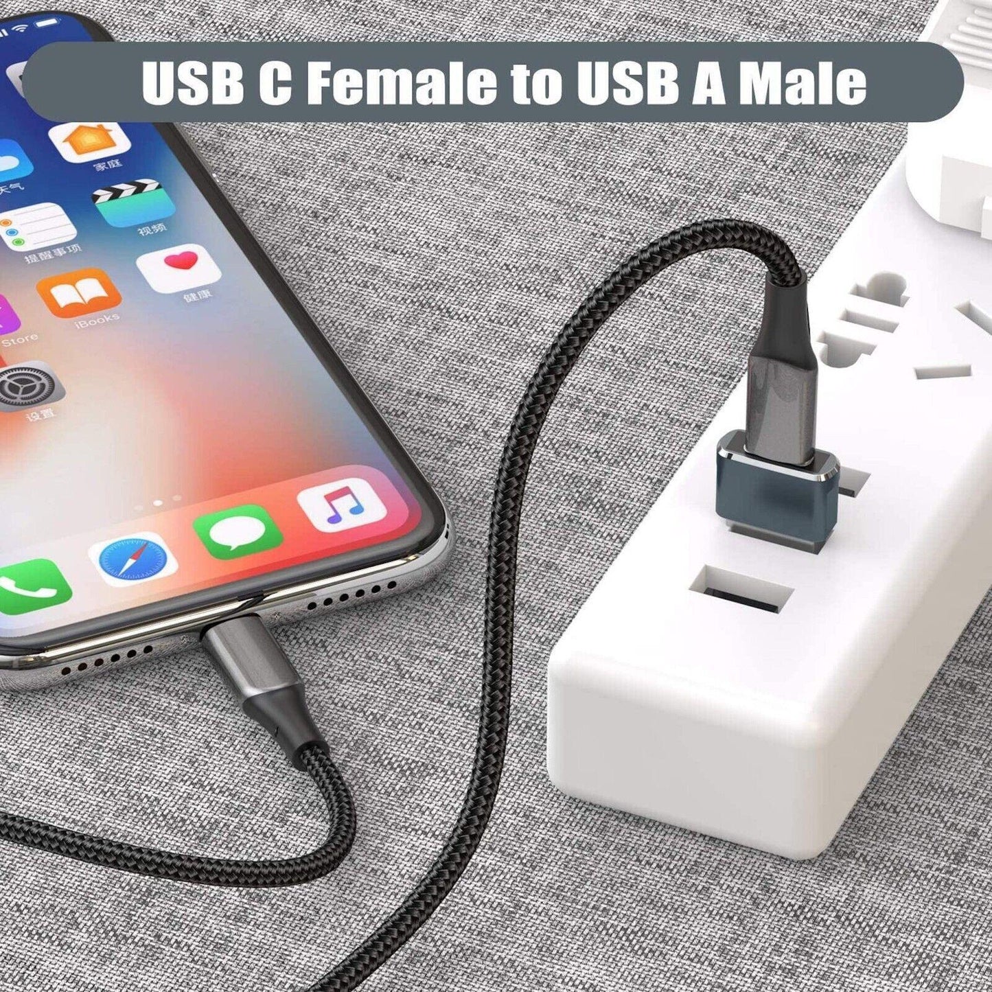 USB-C 3.1 (Type C) to Standard USB-A OTG Adapter Connector Converter | FPC