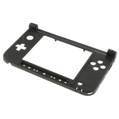 for Nintendo 3DS XL - Black Mid Hinge Frame Housing Shell Part | FPC