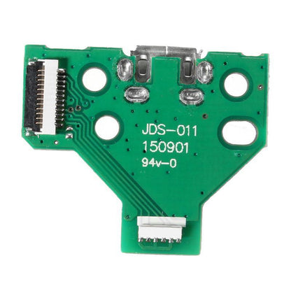 JDS-011 PS4 Controller USB Power Charger Port PCB & 12 Pin Flex Ribbon | FPC