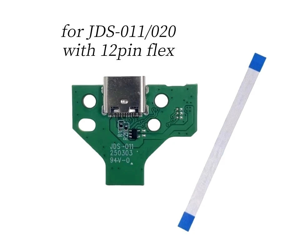 for PS4 Controller - NEW USB-C Power Charging Port PCB & Ribbon Cable USB Type-C
