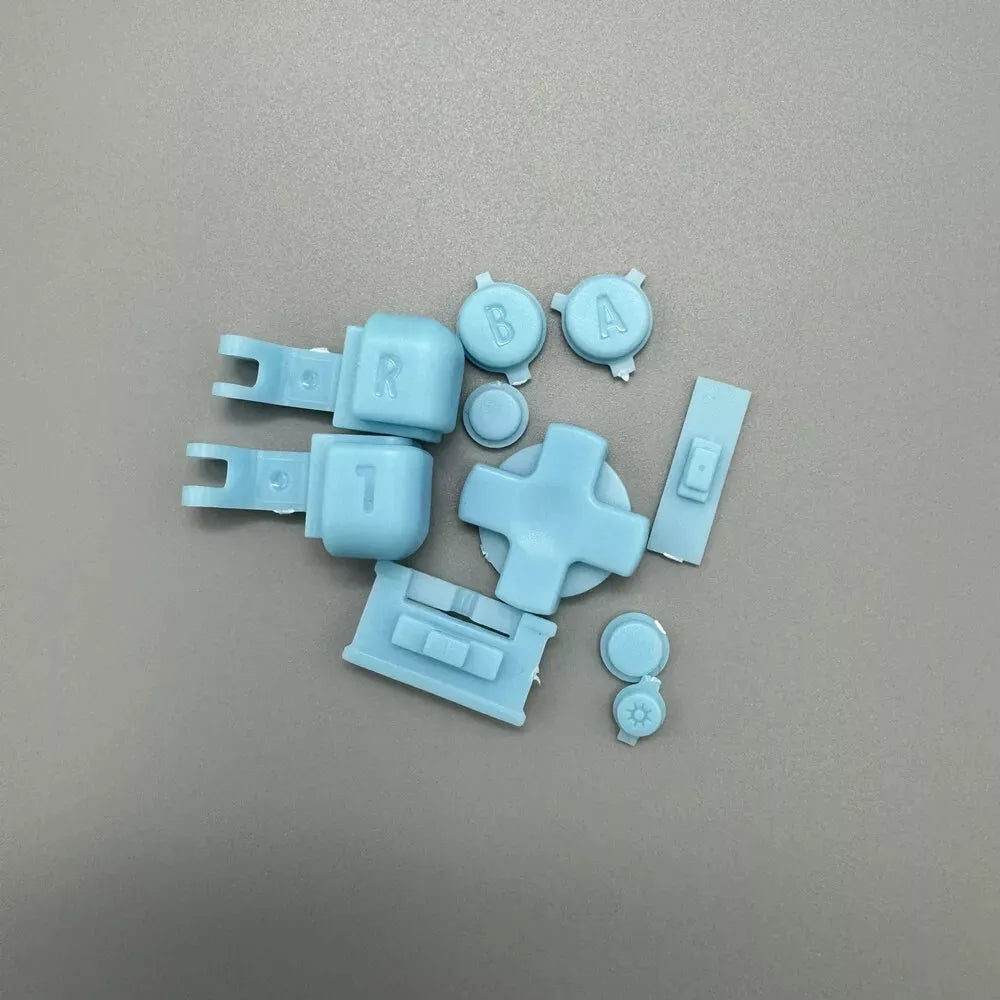 for Gameboy Advance SP - 9pc Full Button A B L R D-Pad Replacement Set (GBA SP)
