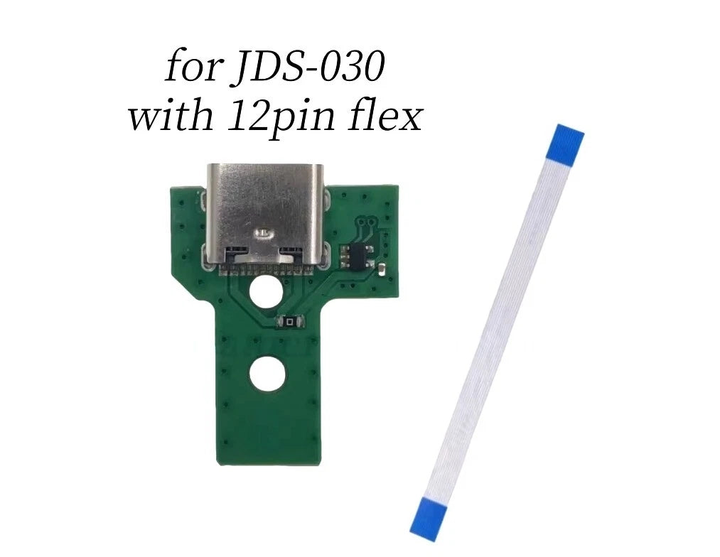 for PS4 Controller - NEW USB-C Power Charging Port PCB & Ribbon Cable USB Type-C