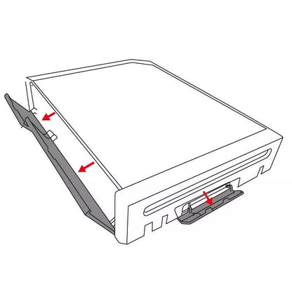 for Nintendo Wii - Black Replacement Memory Card Controller Door Lid Cover | FPC