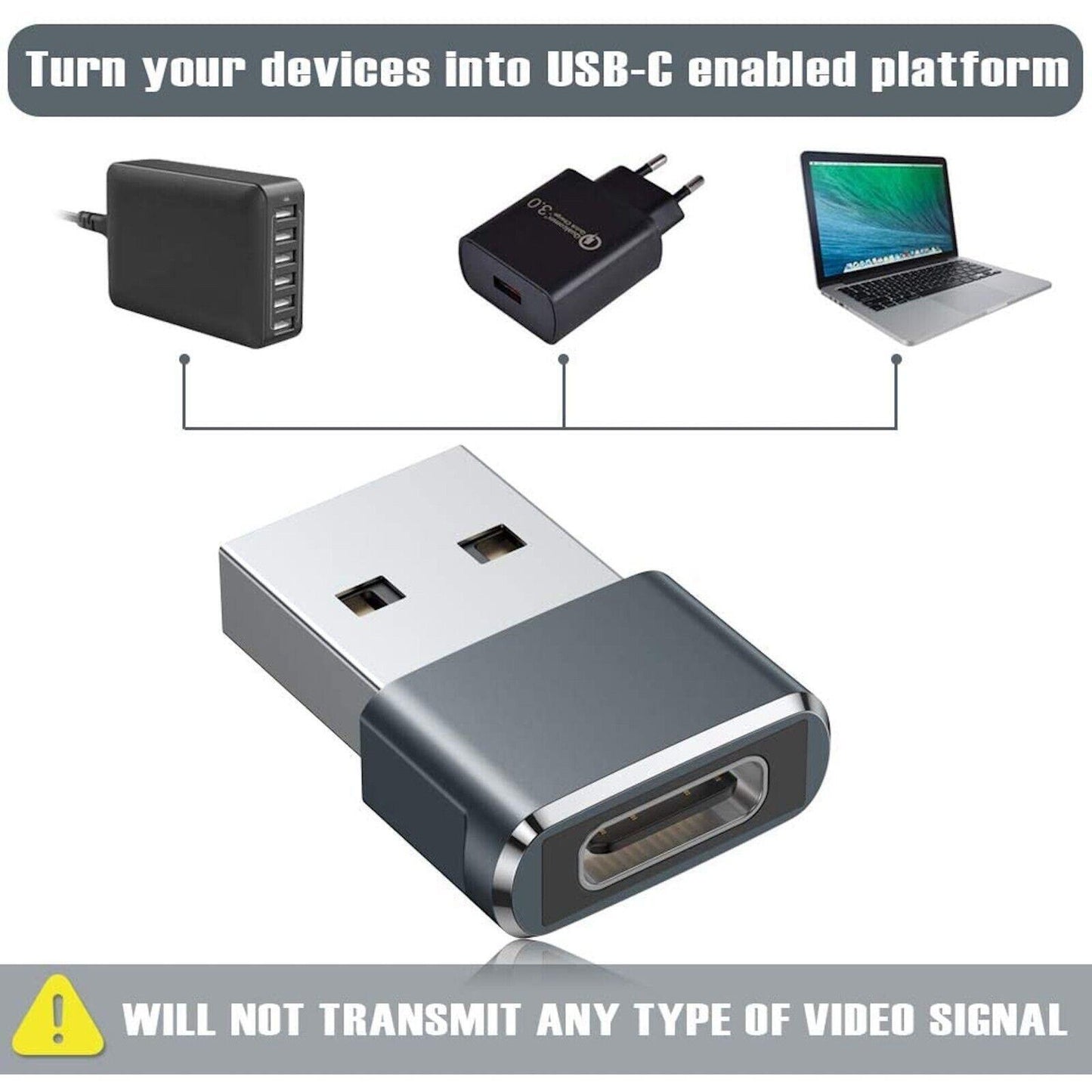 USB-C 3.1 (Type C) to Standard USB-A OTG Adapter Connector Converter | FPC