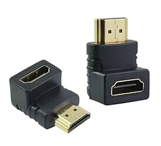 2x HDMI 90 Degree Right Angle Male to Female Adapter Connector 4K Firestick