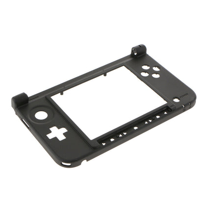 for Nintendo 3DS XL - Black Mid Hinge Frame Housing Shell Part | FPC