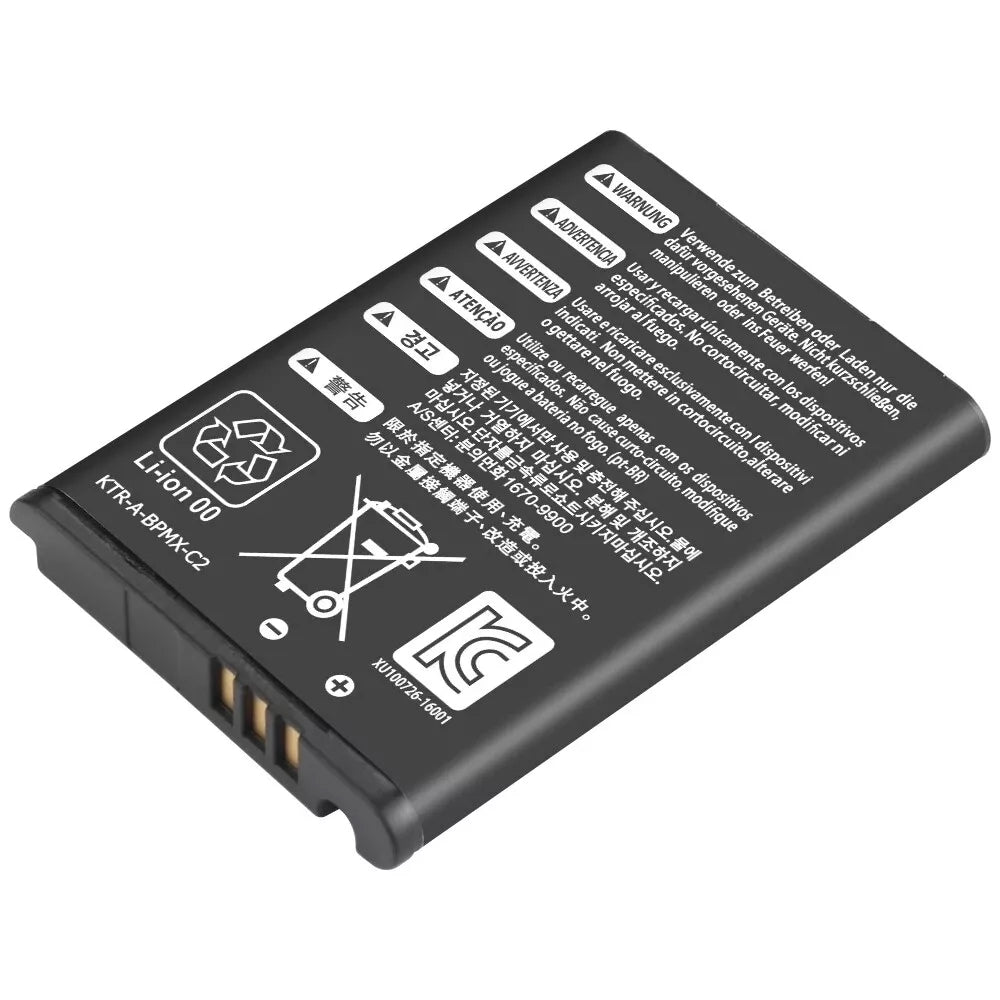 for Nintendo NEW 3DS Console - KTR-003 Replacement Battery 1400mAh | FPC