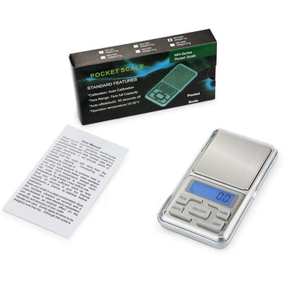Mini Digital Scales 0.01g 500g Electronic Precision Pocket Jewellery Weighing