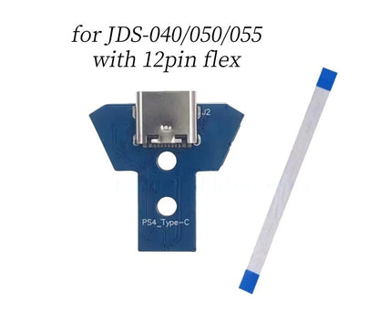 for PS4 Controller - NEW USB-C Power Charging Port PCB & Ribbon Cable USB Type-C