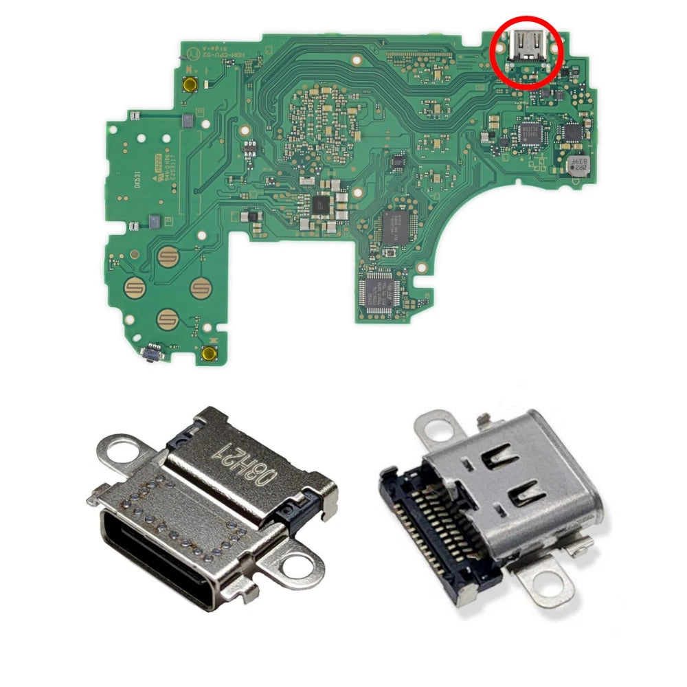 for Nintendo Switch Lite HDH-001 Console - USB-C Charging Port Socket Jack | FPC
