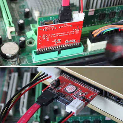 IDE 100/133 HDD CD DVD to SATA Bidirational Converter Adapter with Cables