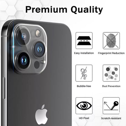 for iPhone 16 Pro | 16 Pro Max - 2x Tempered Glass Camera Lens Protection Cover