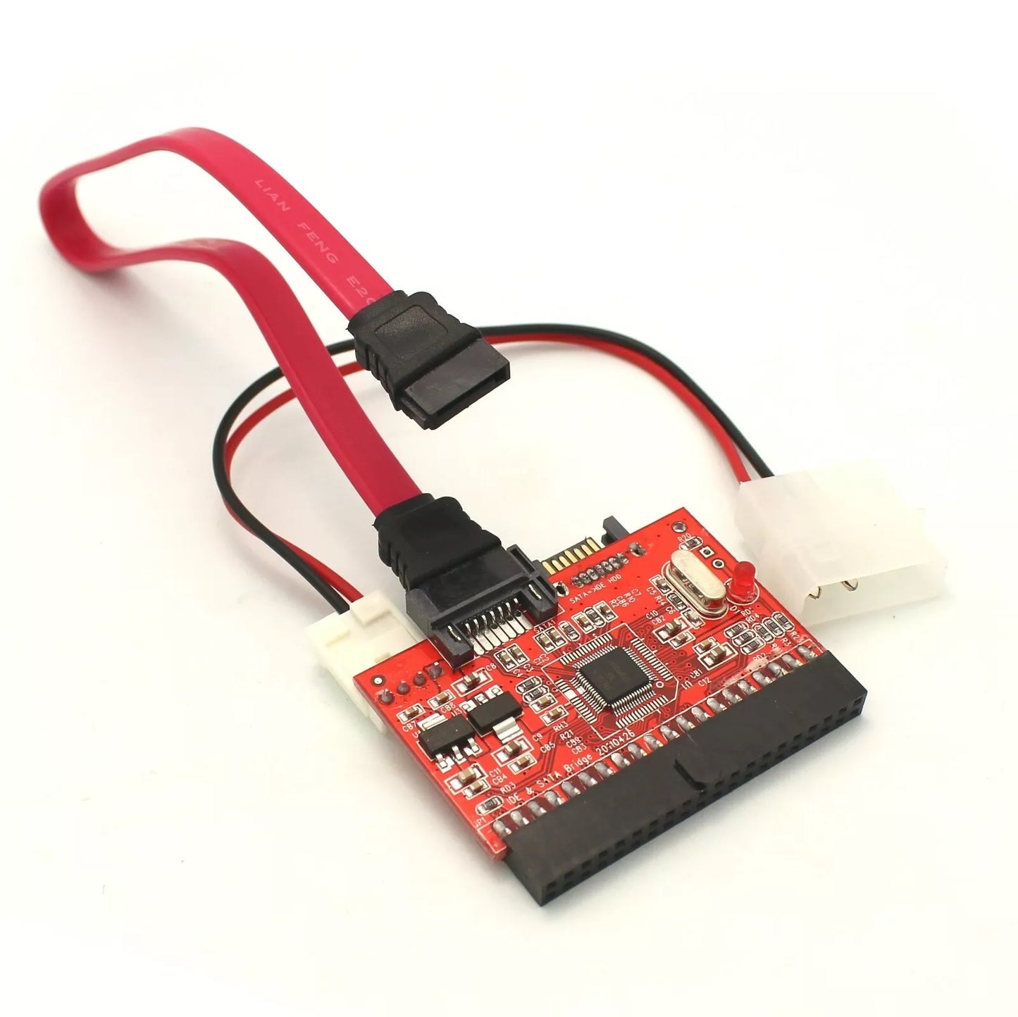IDE 100/133 HDD CD DVD to SATA Bidirational Converter Adapter with Cables