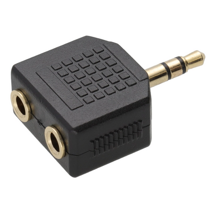 For Laptop | Phone - 3.5mm Headphone Y Splitter 1 M to 2 F Audio Adapter AUX