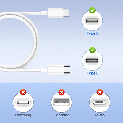 for iPhone 17 16 15 Samsung S25 iPad Pro - USB-C Fast Charge & Data Sync Cable