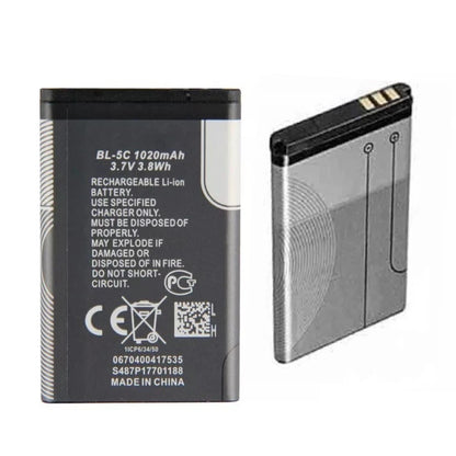 for Nokia C2 01 02 03 06 C1 7600 N70 1100 1600 2300 6230 - BL-5C Battery | FPC