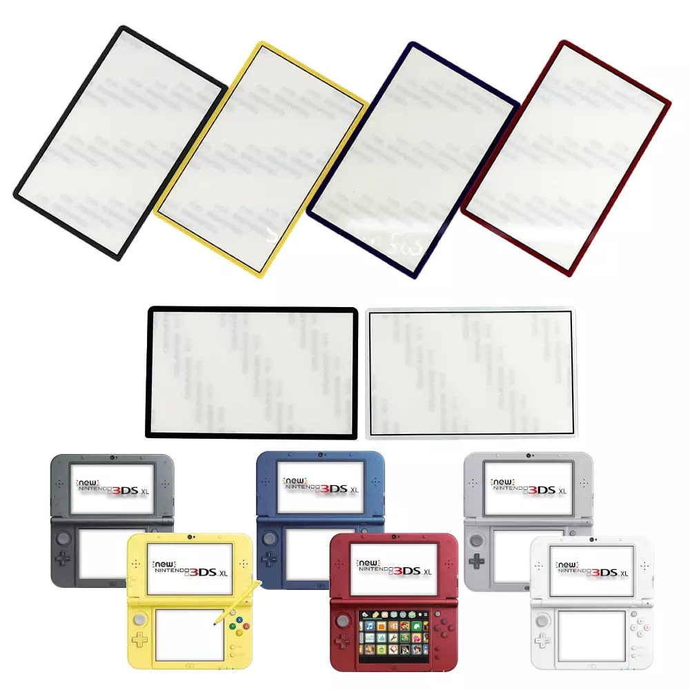 for Nintendo NEW 3DS XL - Plastic Upper Screen Outer Lens Cover | FPC