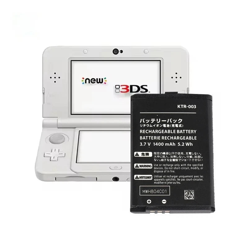 for Nintendo NEW 3DS Console - KTR-003 Replacement Battery 1400mAh | FPC