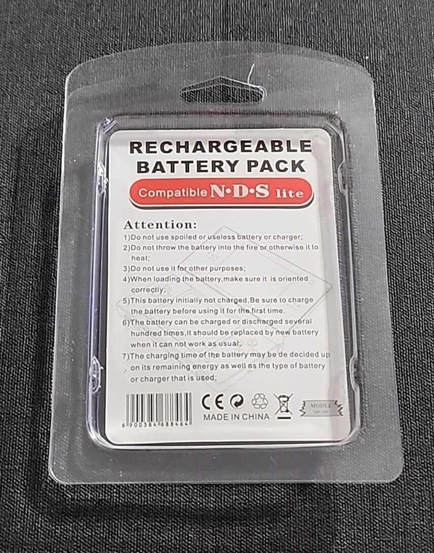 For Nintendo DS Lite - Battery Replacement 3.7v 2000mah Li-On (DSL) | FPC