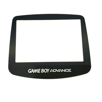 for GameBoy Advance (GBA) - Black Plastic Replacement Front Screen Lens Cover