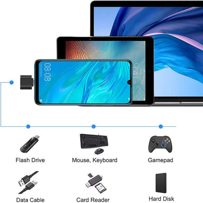 for iPhone 17 | 16 | 15 - Type C To USB Adapter 3.0 USB-C 3.1 OTG Converter
