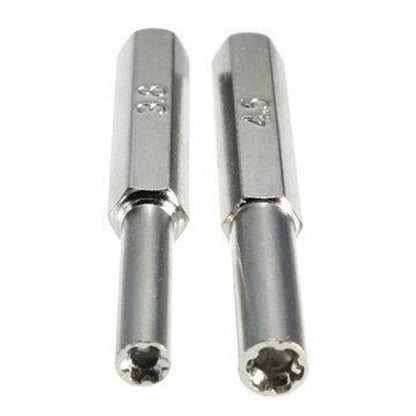 Gamebit Game & Console Security Tool Bit 3.8 & 4.5mm for SNES N64 NES GC Gameboy