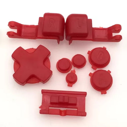 for Gameboy Advance SP - 9pc Full Button A B L R D-Pad Replacement Set (GBA SP)