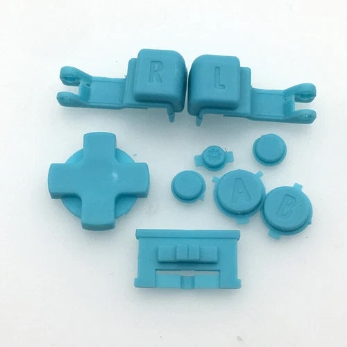 for Gameboy Advance SP - 9pc Full Button A B L R D-Pad Replacement Set (GBA SP)