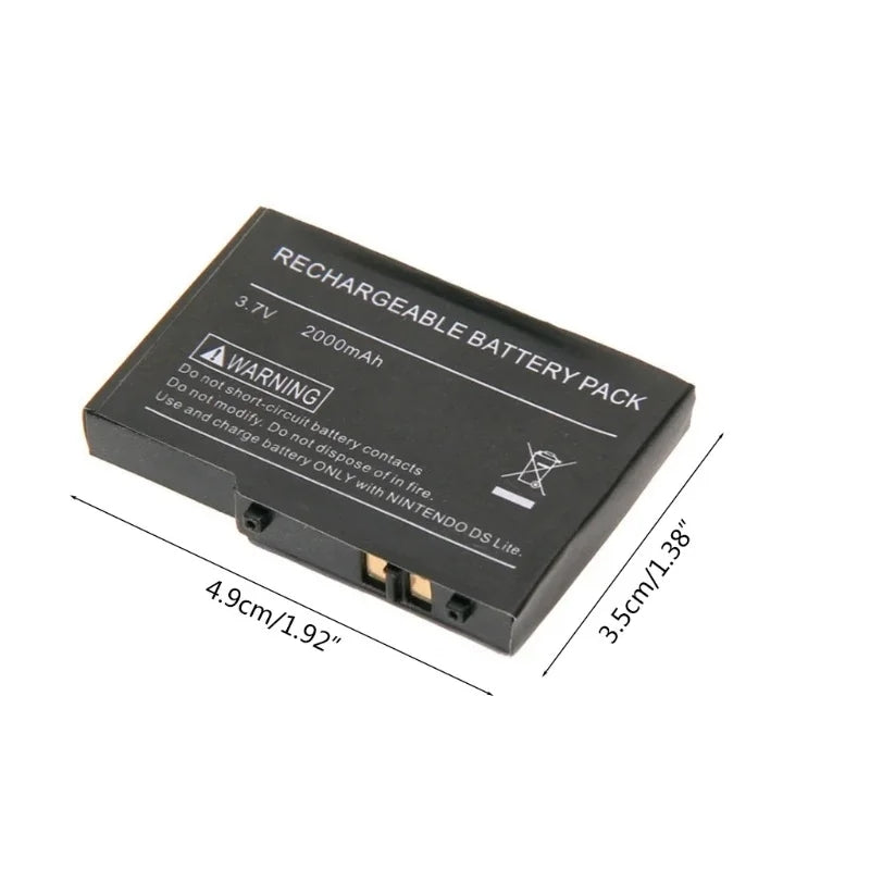 For Nintendo DS Lite - Battery Replacement 3.7v 2000mah Li-On (DSL) | FPC