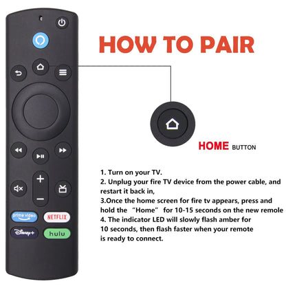 For Amazon Fire Stick TV 4K MAX Lite Prime - Bluetooth Voice Remote Control