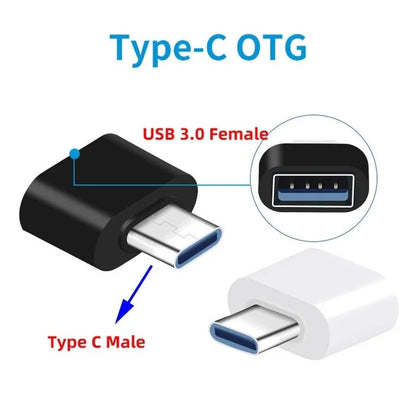 for iPhone 17 | 16 | 15 - Type C To USB Adapter 3.0 USB-C 3.1 OTG Converter