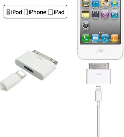 for iPhone 2G 3G 3GS 4 4S - 8 pin female to 30 pin male OTG converter adapter