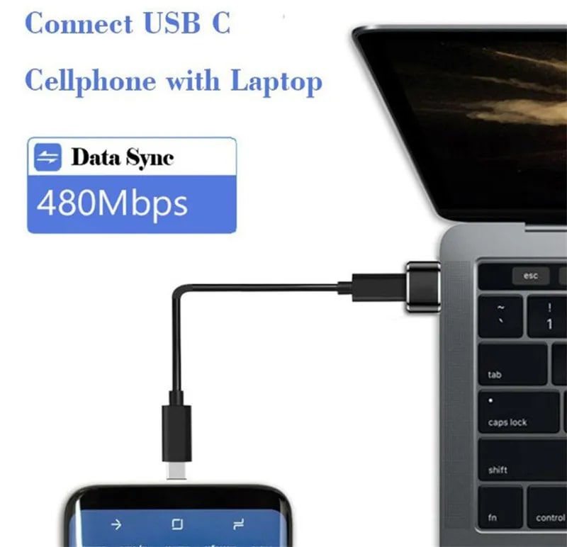 USB-C 3.1 (Type C) to Standard USB-A OTG Adapter Connector Converter | FPC
