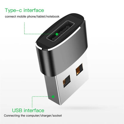 USB-C 3.1 (Type C) to Standard USB-A OTG Adapter Connector Converter | FPC