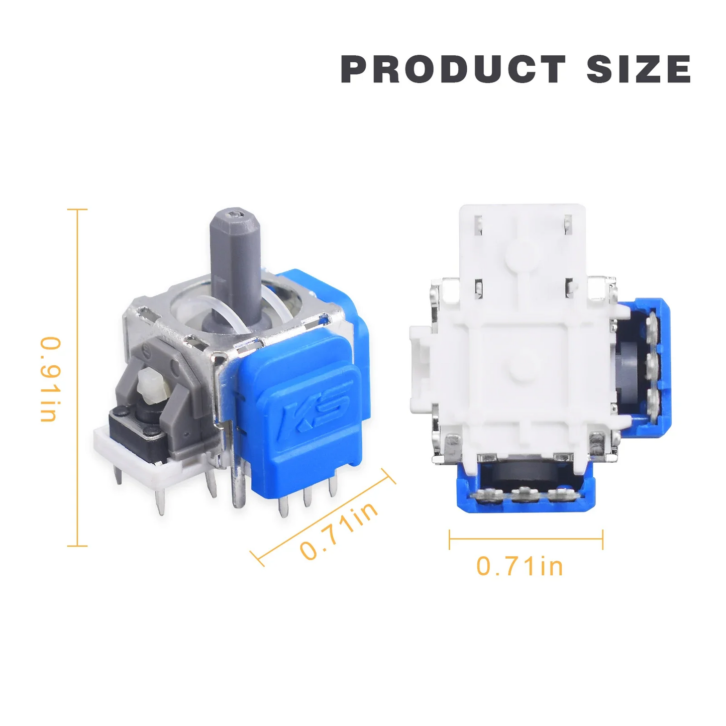 for Sony PS5 - TMR Electromagnetic 3D Analog Thumbstick Joystick Hall Effect