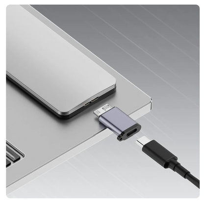 for Portable Hard Drive HDD Micro B - USB-C 3.0 Male Female Adapter Converters