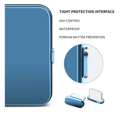 for iPhone 17 | 16 | 15 Models - USB-C Charging Port Anti Dust Plug Cover Cap