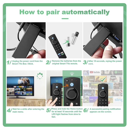 For Amazon Fire Stick TV 4K MAX Lite Prime - Bluetooth Voice Remote Control