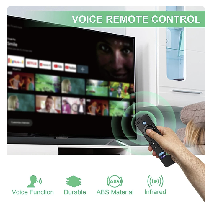 For Amazon Fire Stick TV 4K MAX Lite Prime - Bluetooth Voice Remote Control