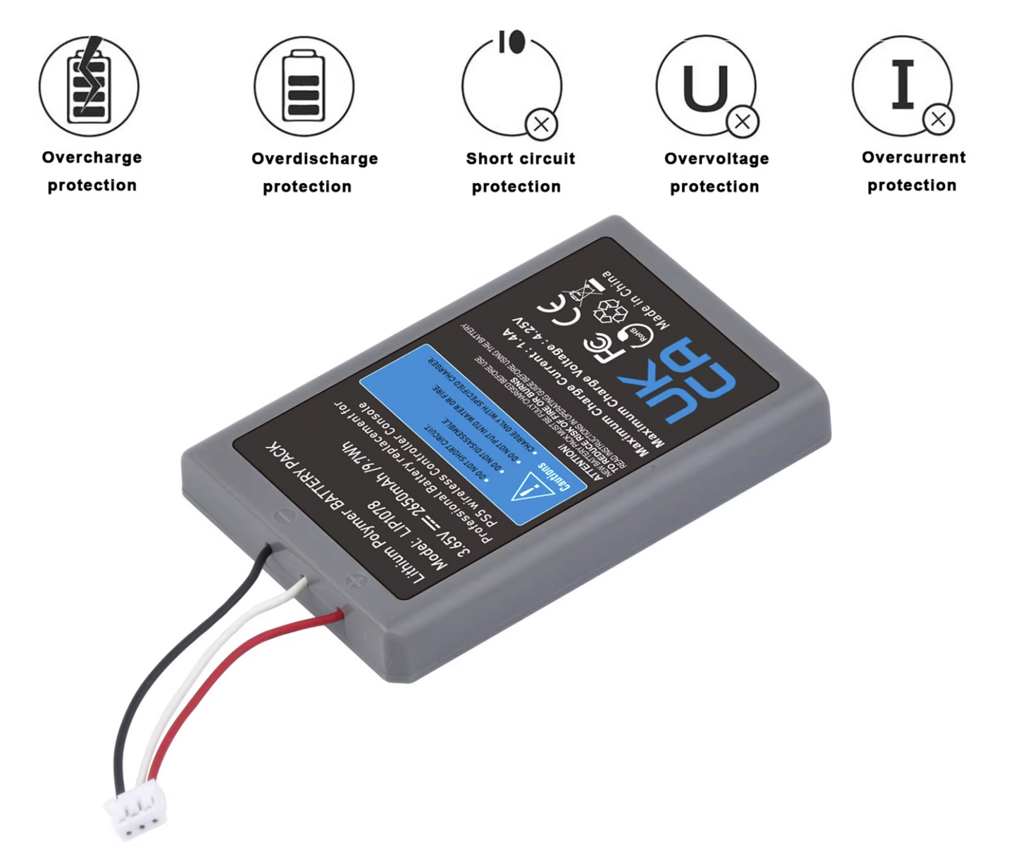 for Sony PS5 Controllers - 2650mAh Replacement Battery LIP1708 | FPC