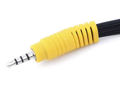 for Mini DV - 3.5mm Aux Male Stereo to 3 RCA Female Audio Video AV Adapter Cable