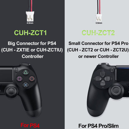 for All PS4 Controllers - Dual Use 2000mAh Replacement Battery (Fat Slim Pro)