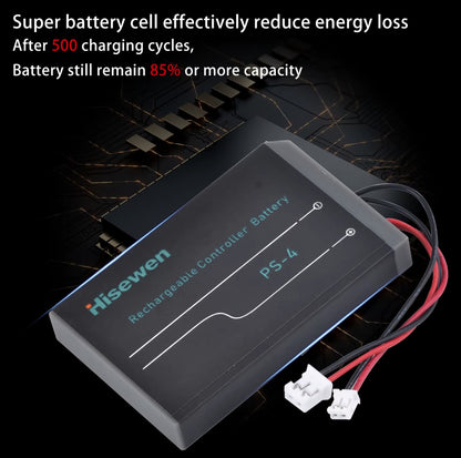 for All PS4 Controllers - Dual Use 2000mAh Replacement Battery (Fat Slim Pro)