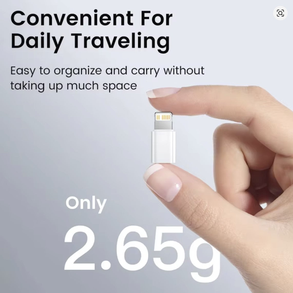 for Apple iPhone - 8 pin to USB-C Fast Charge OTG converter adapter