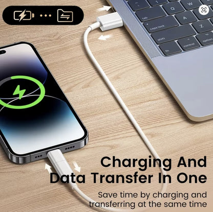 for Apple iPhone - 8 pin to USB-C Fast Charge OTG converter adapter