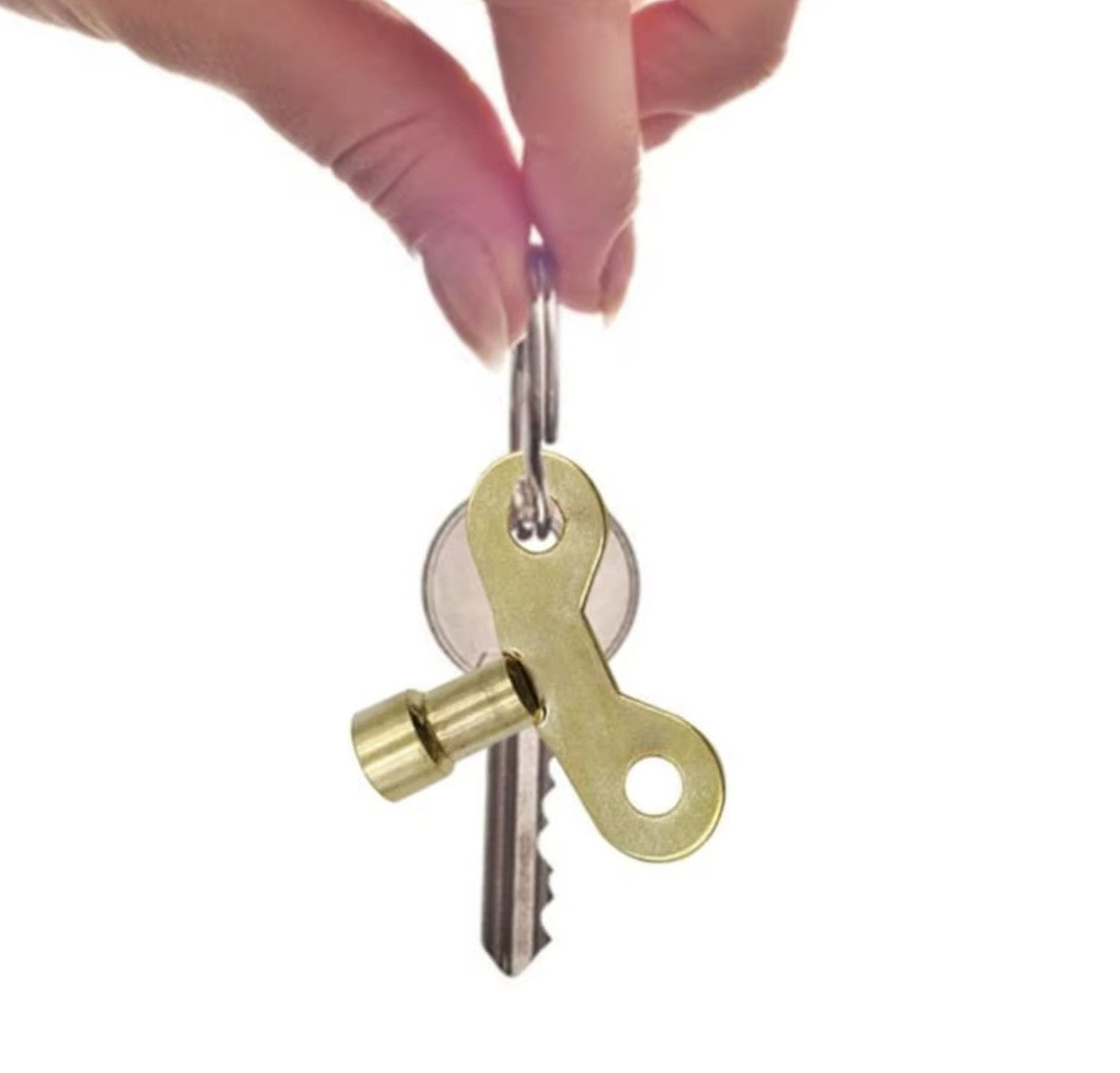 2x Iron Faucet Keys for 6mm Square Socket Valve Tap Bleeding Lock | FPC