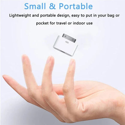 for iPhone 2G 3G 3GS 4 4S - 8 pin female to 30 pin male OTG converter adapter